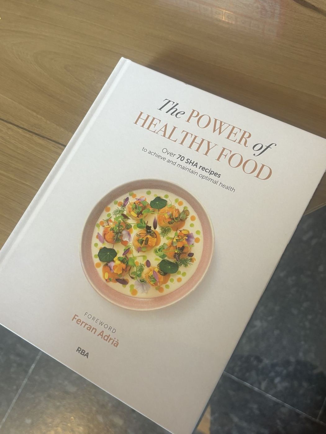 The Power of Healthy Food, SHA's cookbook